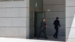 Anbal lvarez, el anterior abogado de balos, a su salida de la Audiencia Nacional el pasado 21 de noviembre.