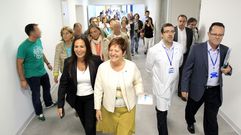 La pol�mica visita de Rocio Mosquera al nuevo hospital de Vigo