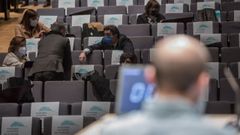 Los �ltimos plenos se celebraron en el Auditorio y all� es donde les sirvieron el c�tering de 720 euros en diciembre