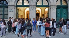 Primer d�a de clase en el instituto Eusebio da Guarda, en A Coru�a