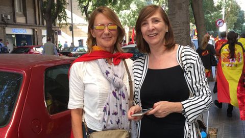 Elena Dur�n e Isabel Casanueva. A Coru�a.