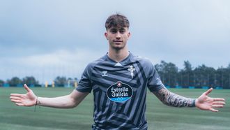 El guardameta Marcos Gonz�lez, canterano del Celta que acaba de renovar su contrato hasta el 2030.