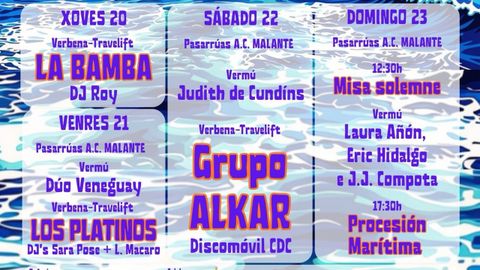 Los actos, d�a a d�a