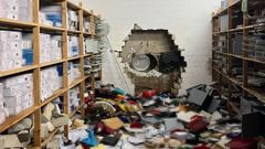 C�mara acorazada del banco de Gelsenkirchen (Alemania).