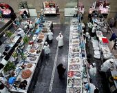 El mercado municipal de Pontevedra carece de mucha variedad, pero presume de calidad. 