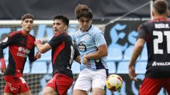 Jaime Vzquez, durante el partido del Celta Fortuna ante la Ponferradina en Balados.