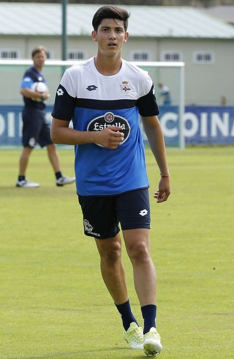 El hijo de Pandiani, en su estreno con el Fabril