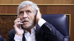 El ministro del Interior, Fernando Grande-Marlaska, en el Congreso de los Diputados.