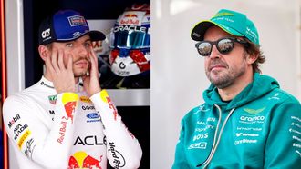 Max Verstappen y Fernando Alonso, pilotos de la f�rmula 1.