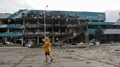 Imagen de un edificio da�ado en Izma�l, Ucrania.