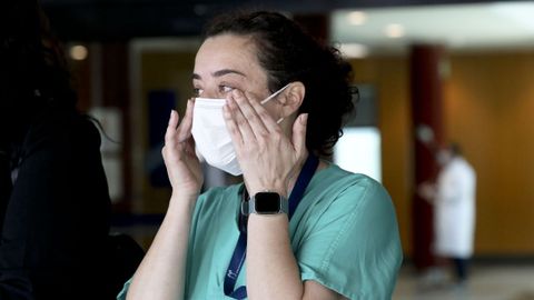 Los sanitarios agradecieron el apoyo de estos meses emocionados tras firmar el acuerdo