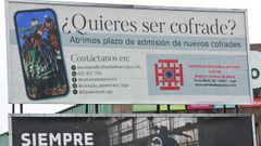 El cartel de O Ceao con el que la cofrada busca incorporar nuevos cofrades