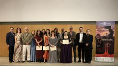 Los artistas que participaron en el curso de interpretaci�n vocal de Amigos de la �pera ofrecieron ayer un recital en el Museo de Belas Artes de A Coru�a