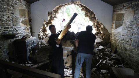 La capilla est� en pleno centro de la villa, junto al campo de la feria