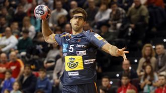 Antonio Serradilla, con la selecci�n espa�ola.