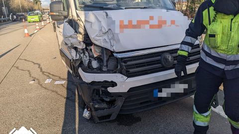 Uno de los veh�culos implicados en el accidente