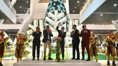 Acto de encendido de las luces de Navidad de Vigo esta semana