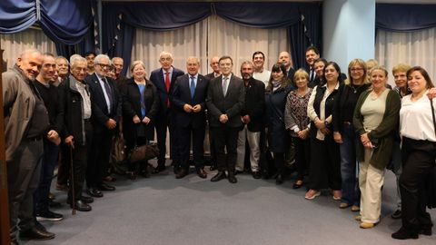 El presidente de la Diputacin de Lugo, Jos Tom, en el Centro Galicia de Buenos Aires