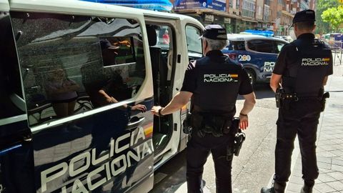 Imagen de archivo de la polic�a nacional