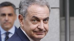 Zapatero, a su llegada a la Audiencia Nacional para declarar como imputado