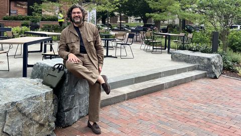 Daniel Vasini en The Stacks, en Washington D.C.