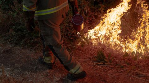 Incendio en Baltar.