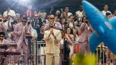 Bad Bunny, en un momento del concierto