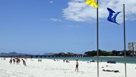 Playa de O Vao, en Vigo