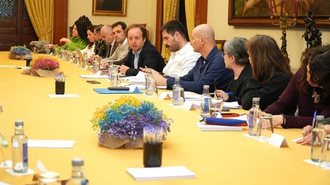 El concejal de Urbanismo, Rehabilitaci�n y Vivienda, Francisco D�az Gallego, en la mesa sectorial de vivienda