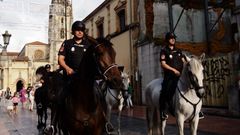 Polic�a Nacional durante las fiestas de San Mateo