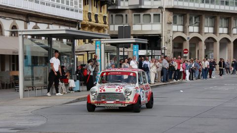 Ceremonia de salida del Rallye Rías Altas Histórico