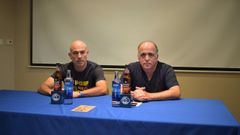 Flix Alonso y Eduardo Villar en la rueda de prensa