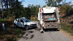 El accidente se produjo a la salida de una curva
