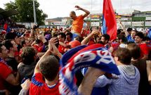 La euforia del ascenso no fue aprovechada para captar nuevos seguidores del pr�ximo reto.