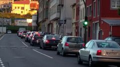 retenciones en la avenida de Pedralonga, a la altura de la f�brica de armas.