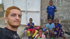 Kevin L�pez Orosa destaca la hospitalidad que le brindaron en Ponta da Auga, en la isla de Santiago