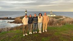 La directiva de A Maria Atletismo. Son, de izquierda a derecha:Marcos Gmez, Sonia Gonzlez, Marcos Conde, Lourdes Lpez y Javier Garca.