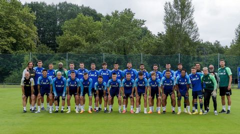 Foto de grupo del Real Oviedo