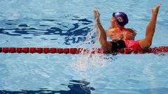 Mireia Belmonte, tras su semifinal en 200 mariposa