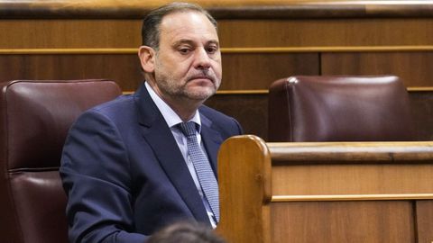Jos� Luis �balos en un pleno del Congreso de los Diputados hace menos de dos a�os.