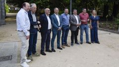 Asi luce el parque jard�n y la carballeira de Caldas tras su rehabilitaci�n