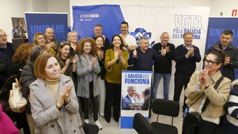 Celebracin en la sede del PP. 