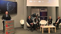 Isaac Pola, consejero de Empleo, Industria y Turismo en el IV Foro TIC en Gij�n