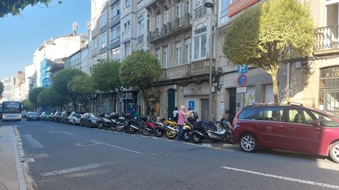 Zona de la r�a do H�rreo a la que se incorpor�, en sentido contrario, un veh�culo