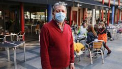 Guillermo Tom�s, propietario de la cafeter�a Diario, recurri� a los tribunales y el juzgado le dio la raz�n por el arbitrario reparto de las terrazas de hosteler�a en la plaza de San Antonio