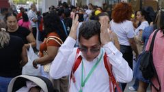 Caos en el consulado mvil de Colombia