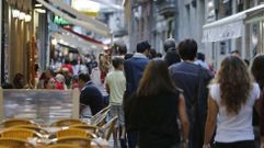 Terrazas en la calle de la Franja 