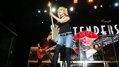 Concierto de The Pretenders en el 2018 en la playa de Riazor