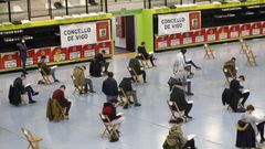 Un examen para opositar a conductor de cami�n de los bomberos de Vigo