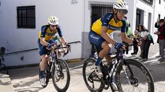 Corredores del Club Ciclista Padron&eacute;s.